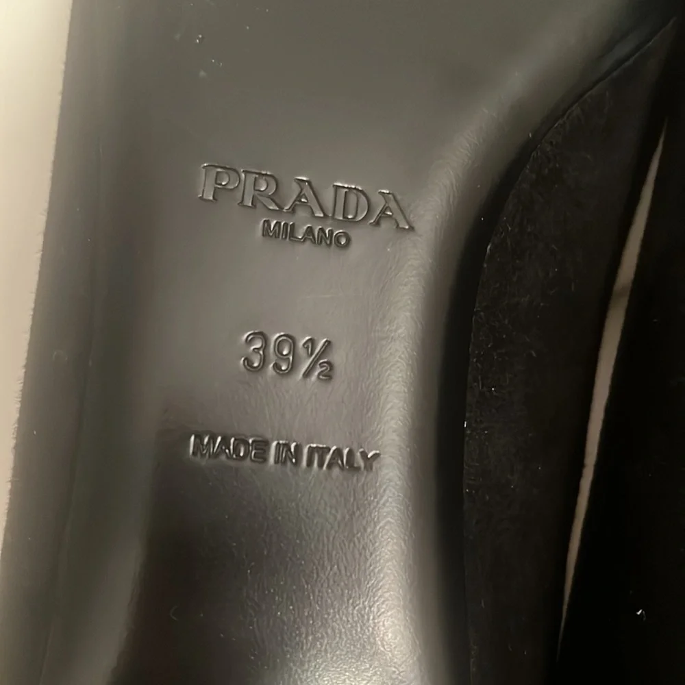 Prada Satin Flats With Rhinestone Buckle - Picture 5 of 12